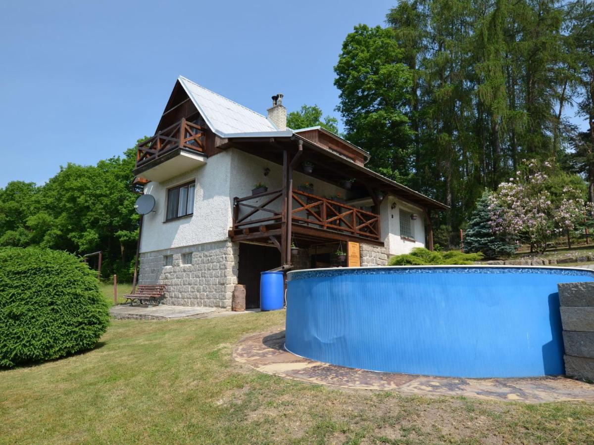 House With The Pool And Fenced Garden Villa Hnanice  Exterior foto